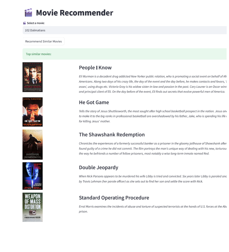 Movie Recommendation