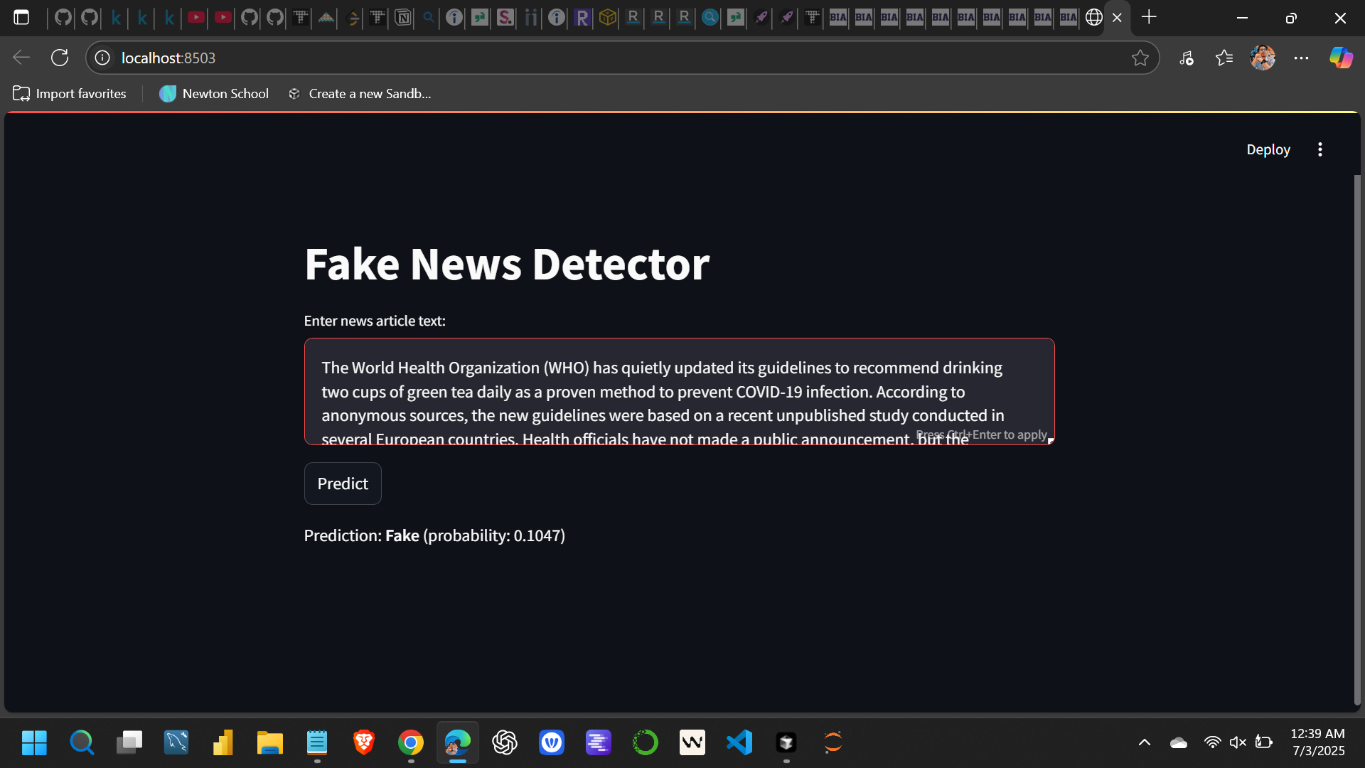 Fake News Detection